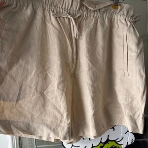 Tan Casual Shorts